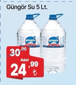 Güngör Su 5 Lt.