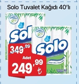 Solo Tuvalet Kağıdı 40'Lı