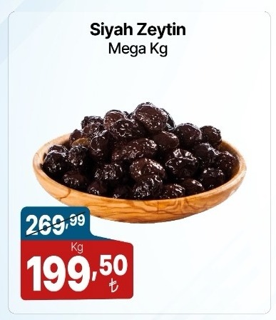 Siyah Zeytin Mega Kg