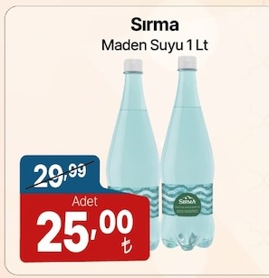 Sırma Maden Suyu 1 Lt