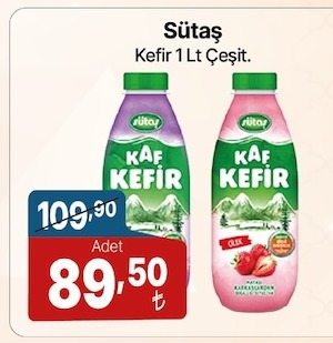 Sütaş Kefir 1 Lt Çeşit
