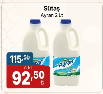 Sütaş Ayran 2 Lt