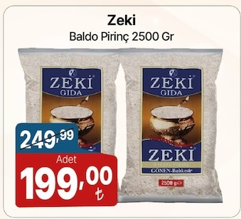 Zeki Baldo Pirinç 2500 Gr