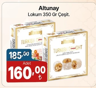 Altunay Lokum 350 Gr Çeşitleri
