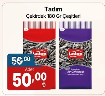 Tadım Çekirdek 180 Gr Çeşitleri