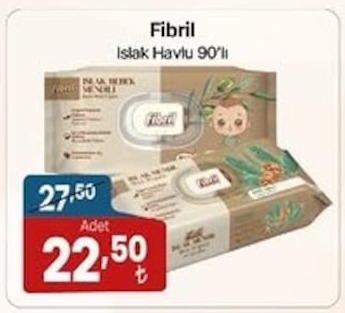 Fibril Islak Havlu 90'Lı