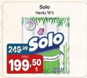 Solo Havlu 16'Lı