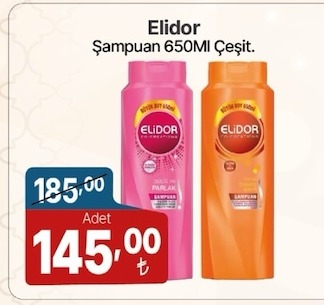 Elidor Şampuan Çeşit 650Ml