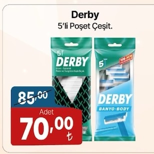 Derby 5'Li Poşet Çeşit