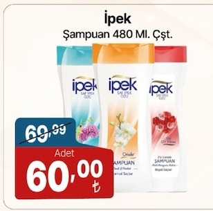 İpek Şampuan 480 Ml Çeşit