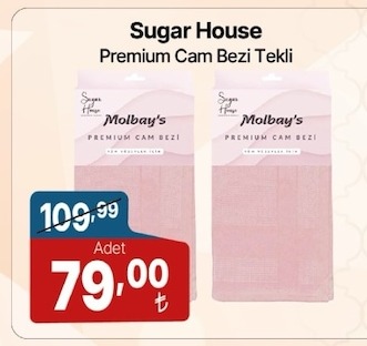 Sugar House Premium Cam Bezi Tekli