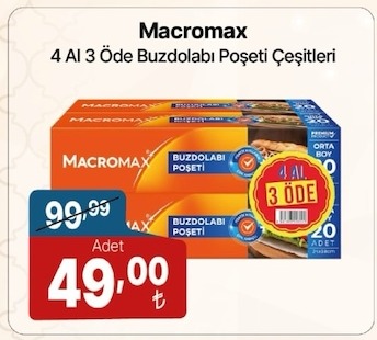 Macromax Buzdolabı Poşeti 20 Adet