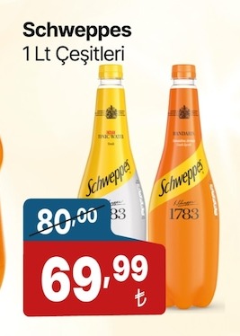 Schweppes 1 Lt Çeşitleri