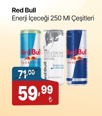 Red Bull Enerji İçeceği 250 Ml Çeşitleri