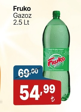 Fruko Gazoz 2.5 Lt