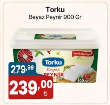Torku Beyaz Peynir 900 Gr