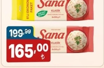 Sana Klasik Margarin 6X250Gr