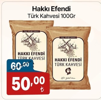 Hakkı Efendi Türk Kahvesi 100Gr