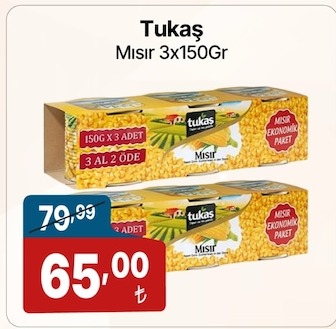 Tukaş Mısır 3X150Gr