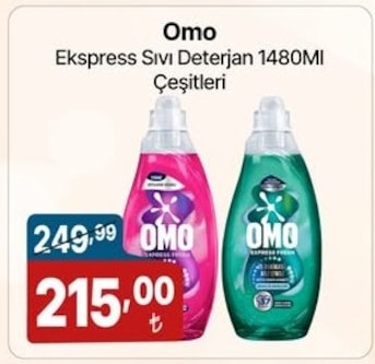 Omo Eksprss Sıvı Deterjan 1480Ml Çeşitleri
