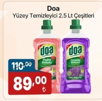 Doa Yüzey Temizleyici 2.5 Lt Çeşitleri