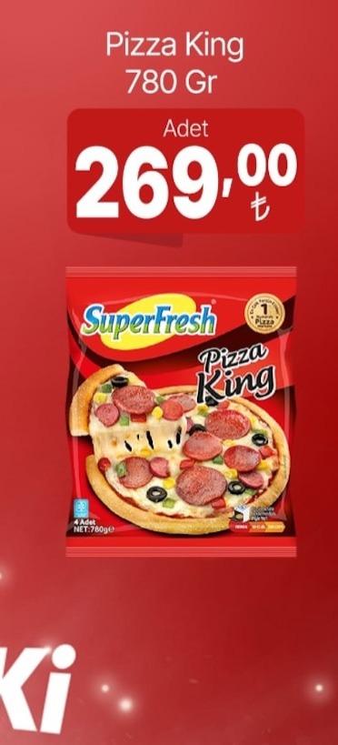 Superfresh Pizza King 780 Gr