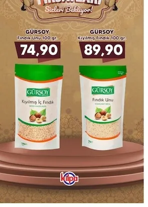 Gürsoy Fındık Unu 100 Gr.