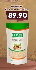 Gürsoy Kıyılmış Fındık 100 Gr.