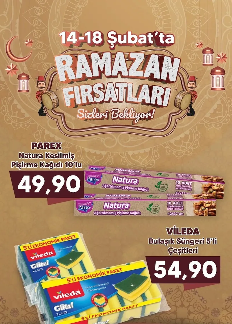 Parex Natura Kesilmiş Pişirme Kağıdı 10'Lu