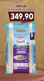 Yayla Osmancık Pirinç 5000 Gr.