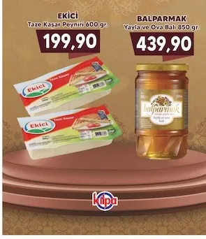 Eki̇Ci̇ Taze Kaşar Peyniri 600 Gr.