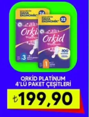 Orkid Platinum 4'Lü Paket Çeşitleri