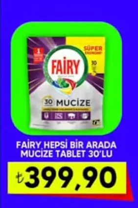 Fairy Hepsi Bir Arada Mucize Tablet 30'Lu