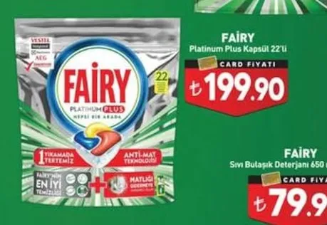 Fairy Platinum Plus Kapsül 22'Li