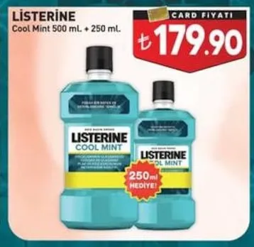Listerine Cool Mint 500 Ml. + 250 Ml.