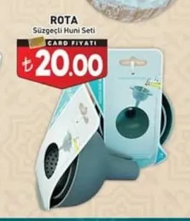 Rota Süzgeçli Huni Seti