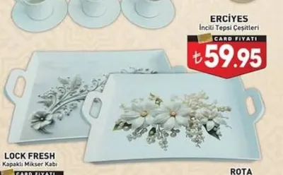 Erciyes İncili Tepsi Çeşitleri