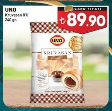 Uno Kruvasan 8'Li 240 Gr.
