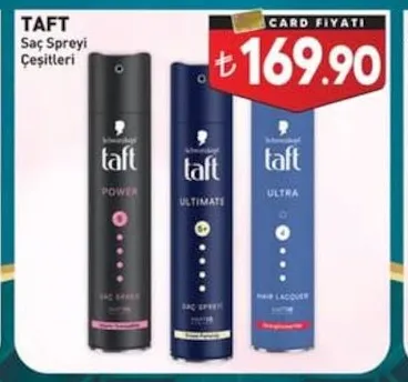 Taft Saç Spreyi Çeşitleri