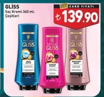 Gliss Saç Kremi 360 Ml Çeşitleri