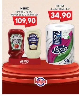 Heinz Ketçap 375 Gr. + Mayonez 330 Gr. İkili Set