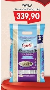 Yayla Osmancık Pirinç 5 Kg