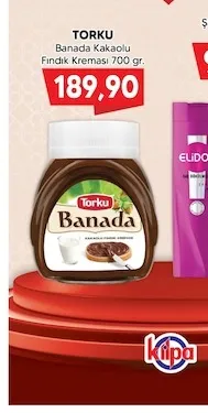 Torku Banada Kakaolu Fındık Kreması 700 Gr.