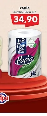 Papia Jumbo Havlu 1=2