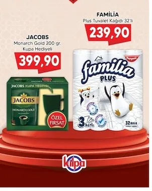 Jacobs Monarch Gold 200 Gr Kupa Hediyeli