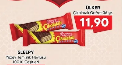 Ülker Çikolatalı Gofret 36 Gr