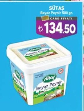 Sütaş Beyaz Peynir 500 Gr
