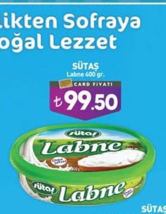Sütaş Labne 400 Gr