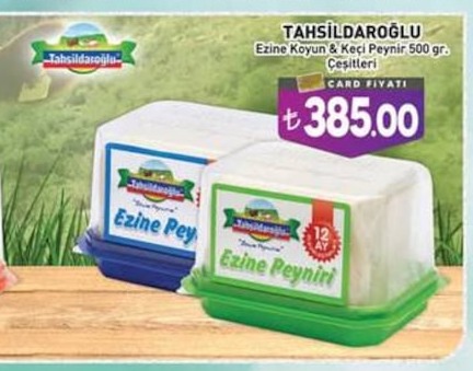 Tahsildaroğlu Ezine Koyun & Keçi Peynir 500 Gr.