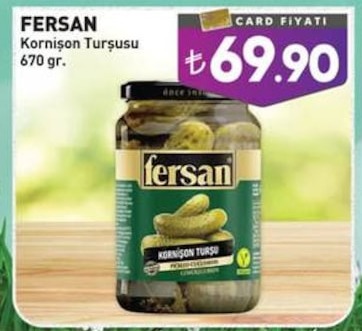 Fersan Kornişon Turşusu 670 Gr